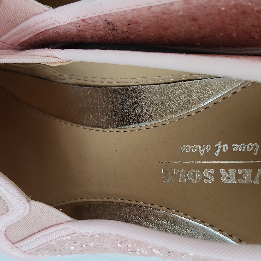 NWOT FEVERSOLE SLIP-ON GLITTER SNEAKERS - Picture 8 of 12
